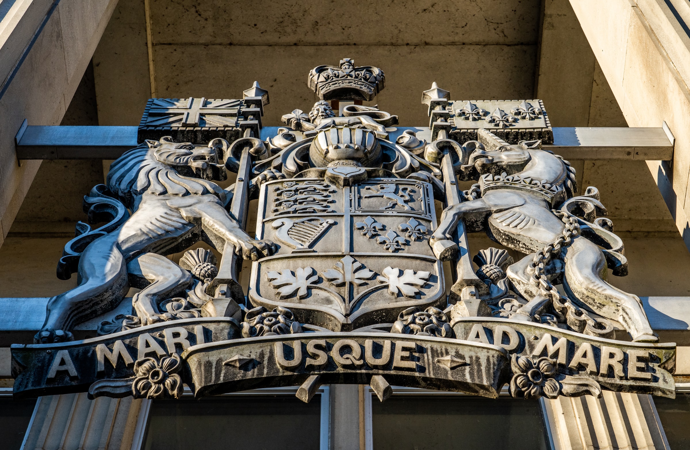 Canada's coat of arms (at a local post office)