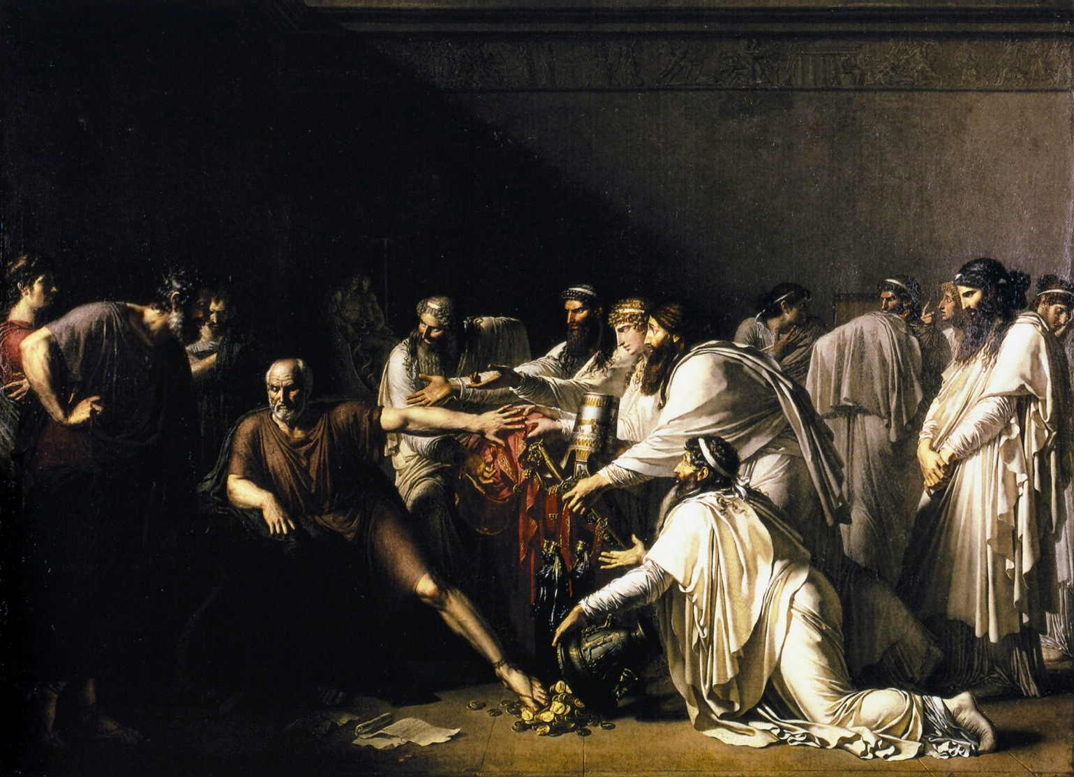 Hippocrates refusing the gifts of Artaxerxes
