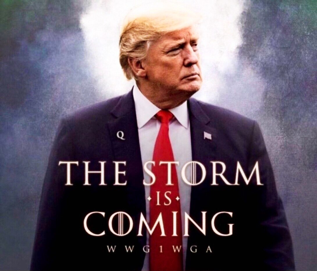 Trump says the Storm is Coming