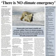 1,500 eminent scientists declare: there is NO climate emergency