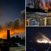Toxic gases connected to Ohio train derailment cause concern