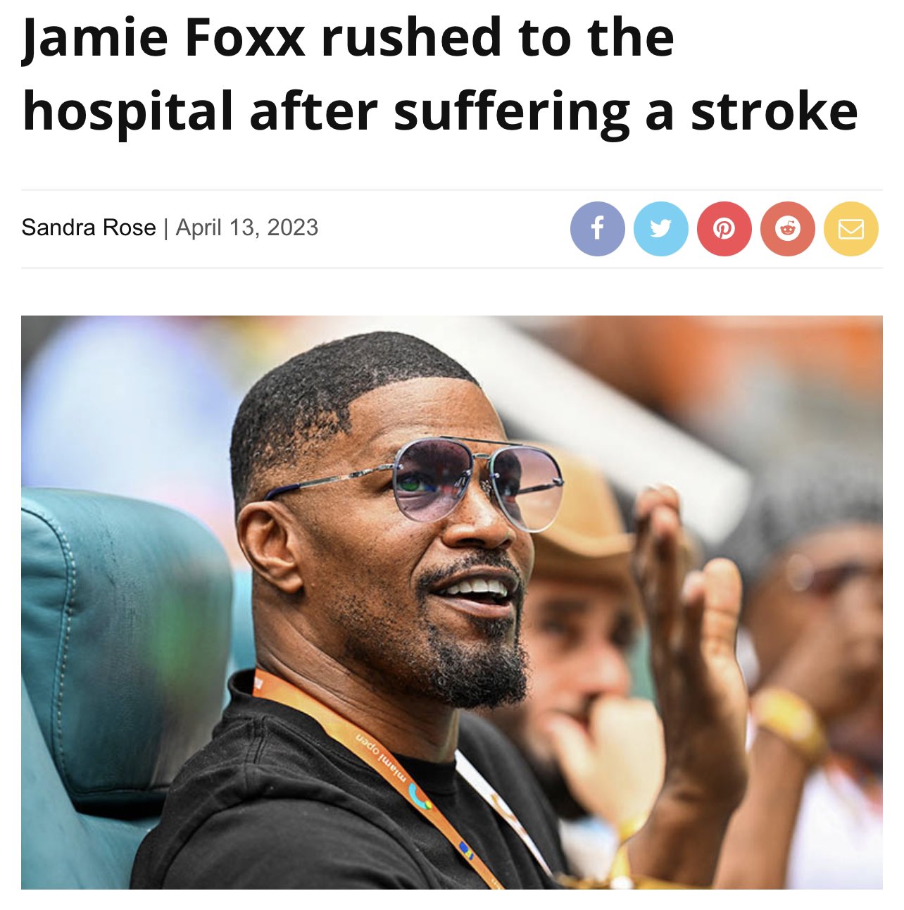 Jamie Foxx vaccine injury