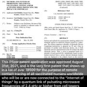 Pfizer Patent Granted in 2021 is for Cellular Tower Communication with Graphene Injected Humans Worldwide