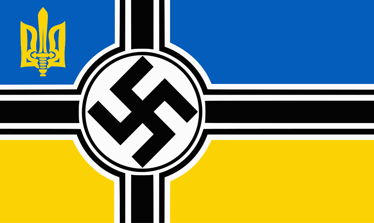 Ukrainian neo-Nazi flag