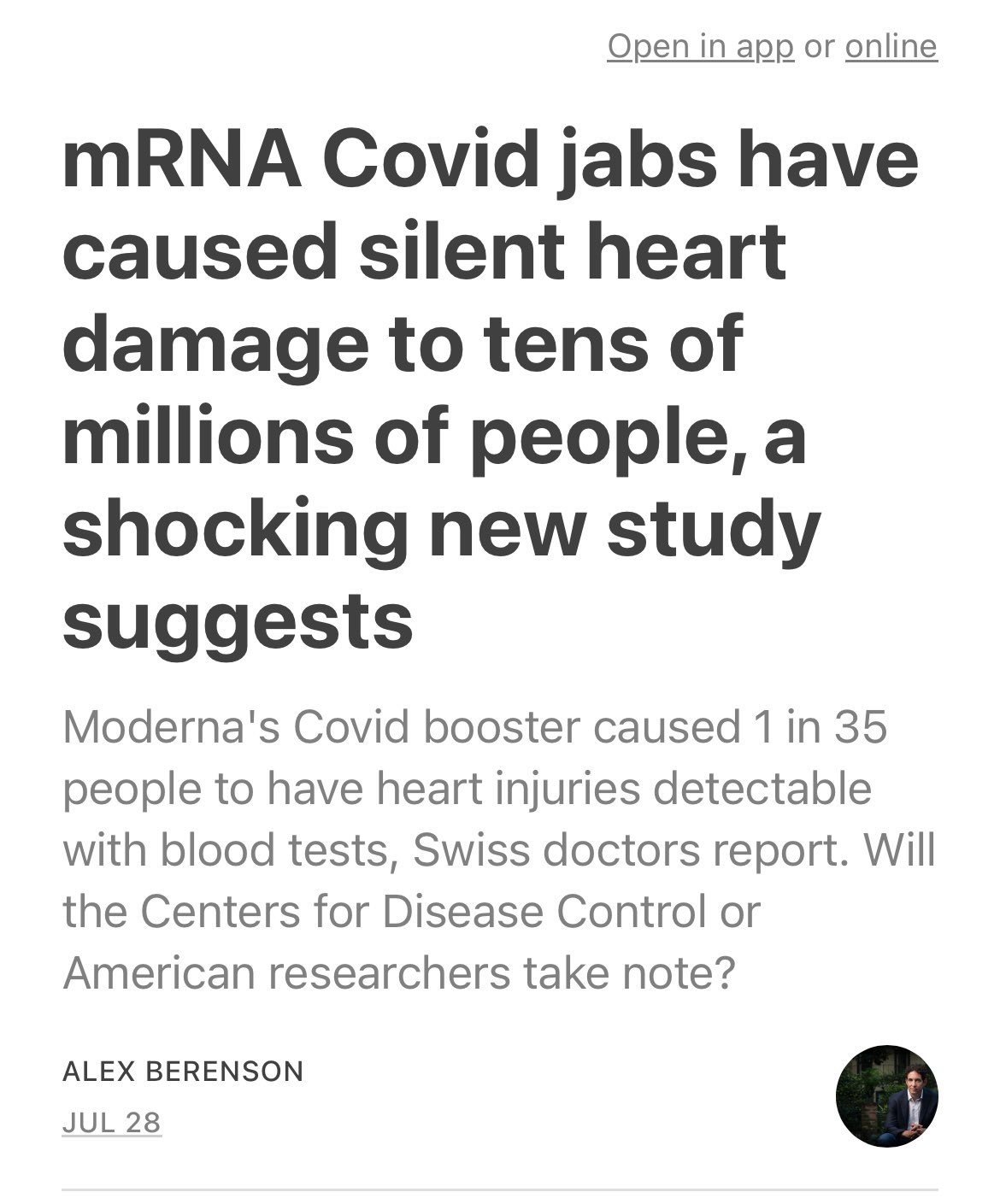 mRNA Covid Jabs