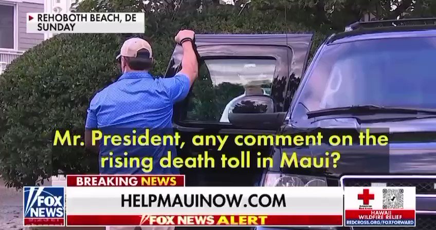 Maui Fire Joe Biden