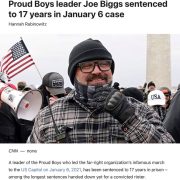Proud Boys Leader Joe Biggs Sentenced to 17 Years in January 6 Government Staged False Flag