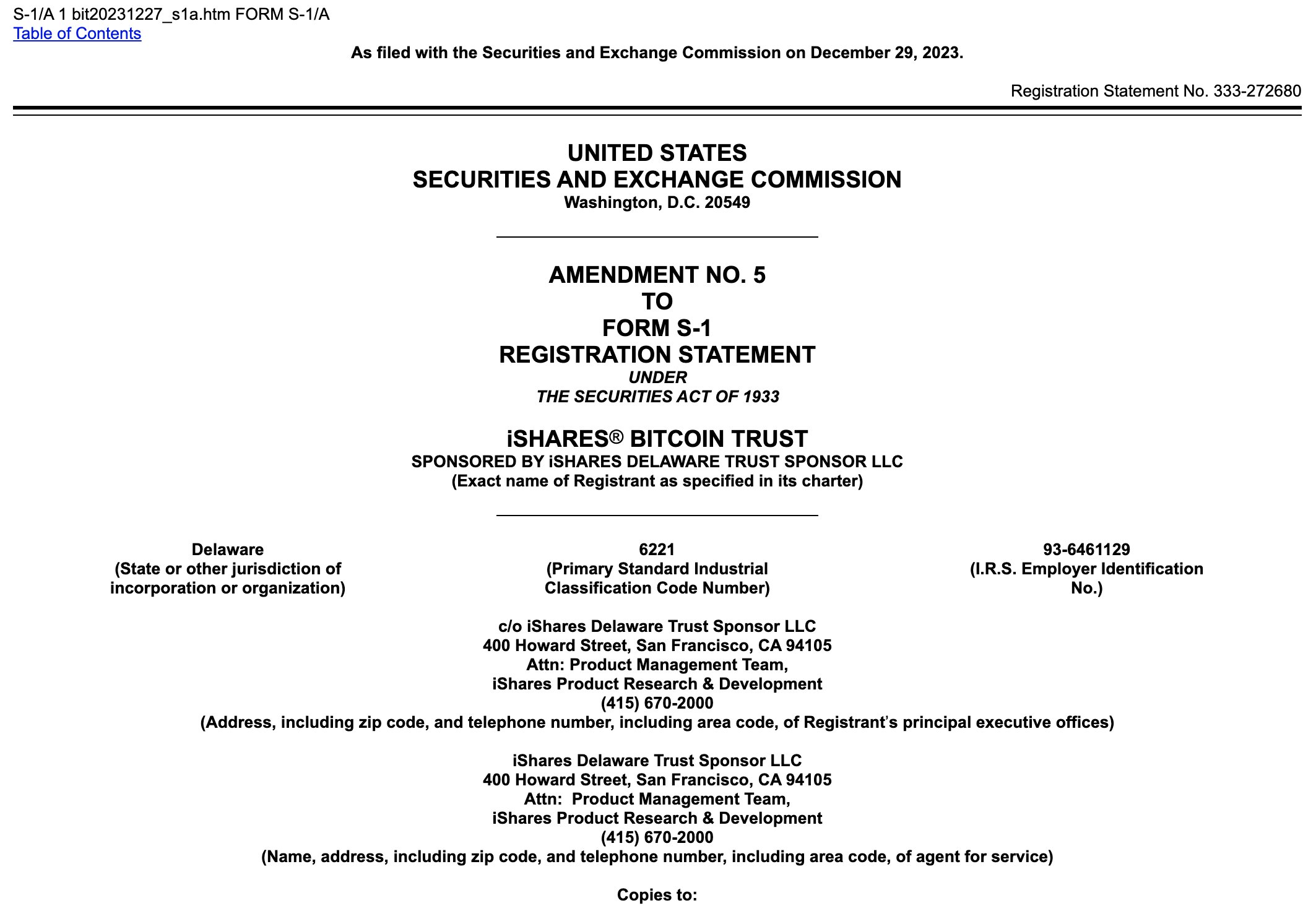 iShares Bitcoin ETF on Deck for Crypto Home Run