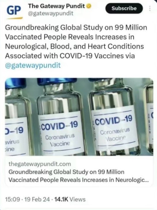 Global Study on 99 Million Vaccinated People