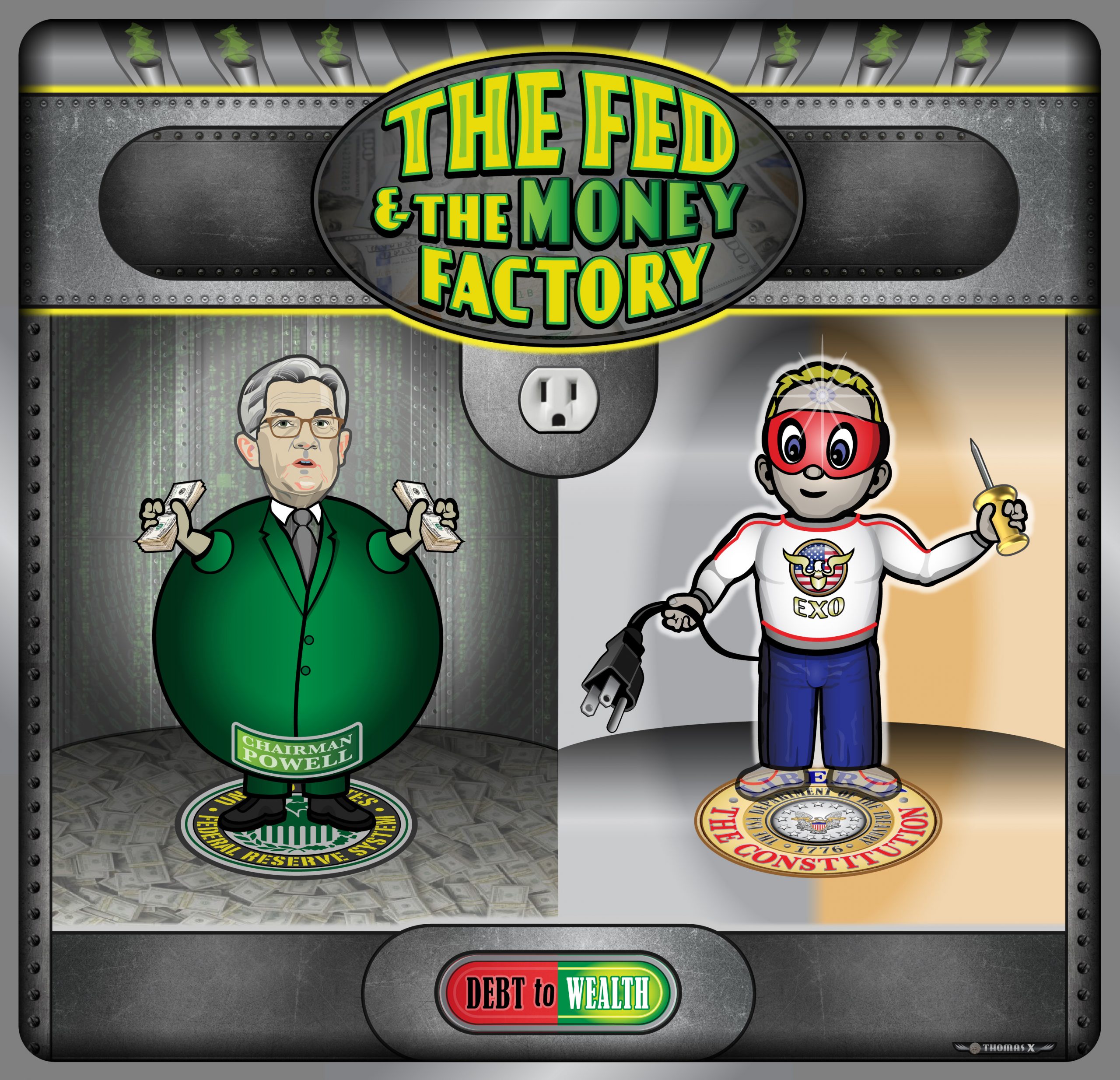 US Debt Clock: The Fed & The Money Factory