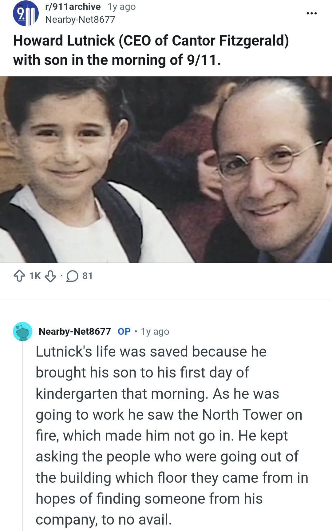 Howard Lutnick Has Run Out of Luck over 9/11 Foreknowledge