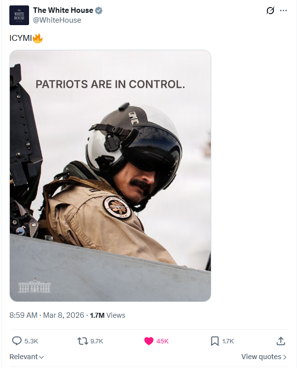 Q Memes from the White House