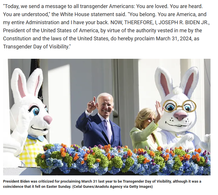 President Trump Ended Democrats’ “Transgender for Everybody” Insanity