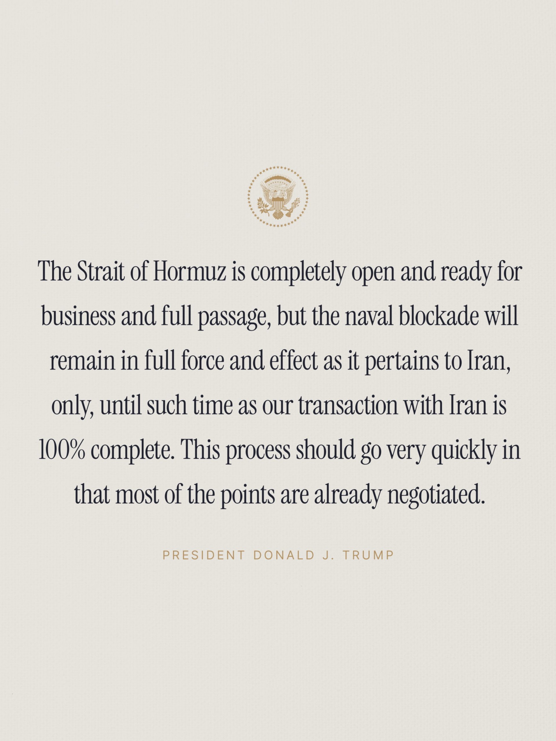 Victory in the Strait: President Trump Reopens the Hormuz Lifeline for Global Commerce!