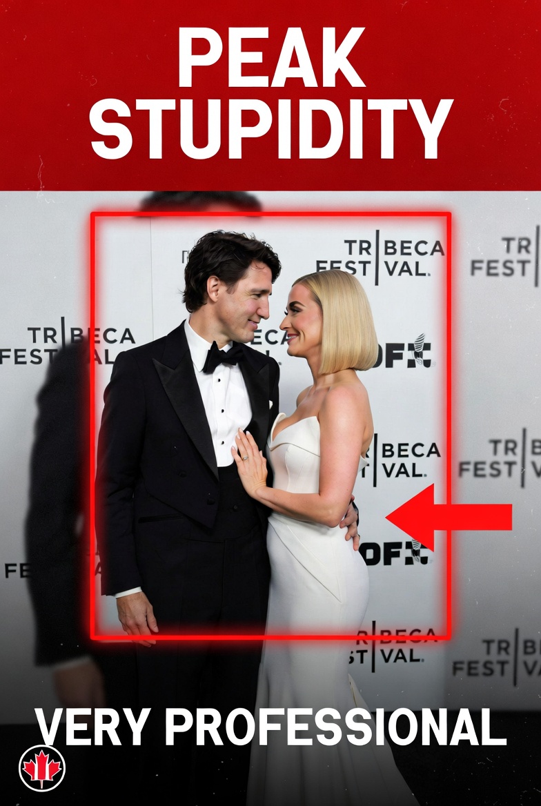 Katy Perry and Justin Trudeau Creepy Public Affection